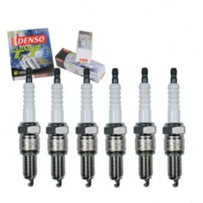 6 pc DENSO Platinum TT Spark Plugs for 1975-1976 Mercedes-Benz 280C 2.8L L6