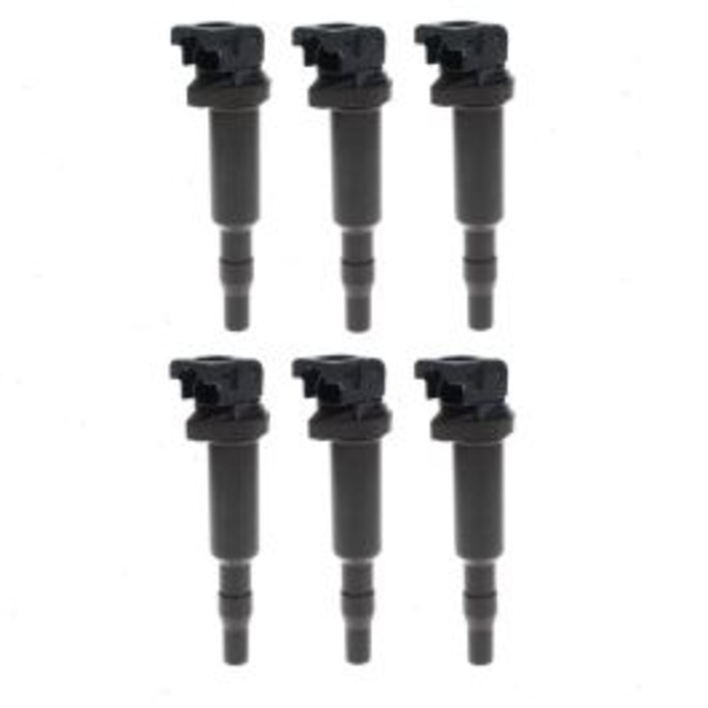 6 pc Hitachi Ignition Coils for 2001-2006 BMW M3 3.2L L6