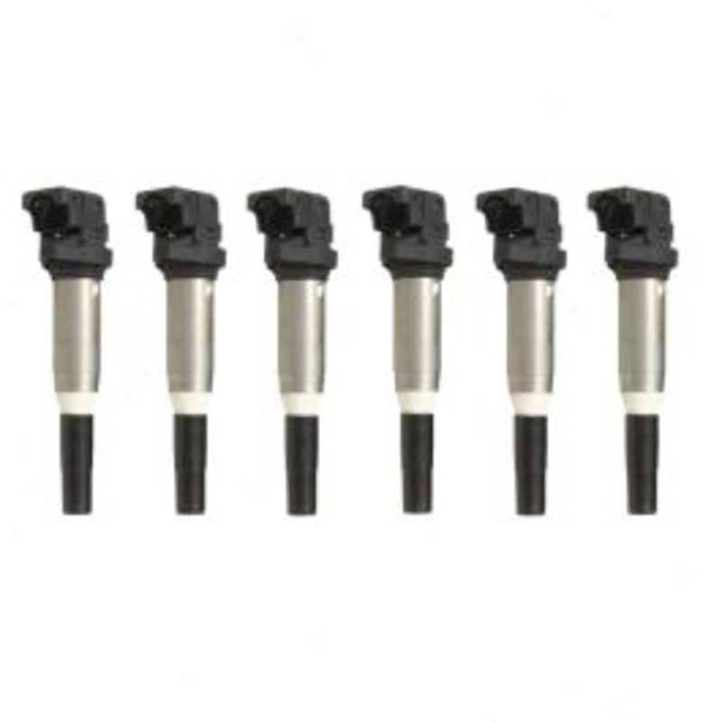 6 pc Hitachi Ignition Coils for 2008-2013 BMW 128i 3.0L L6