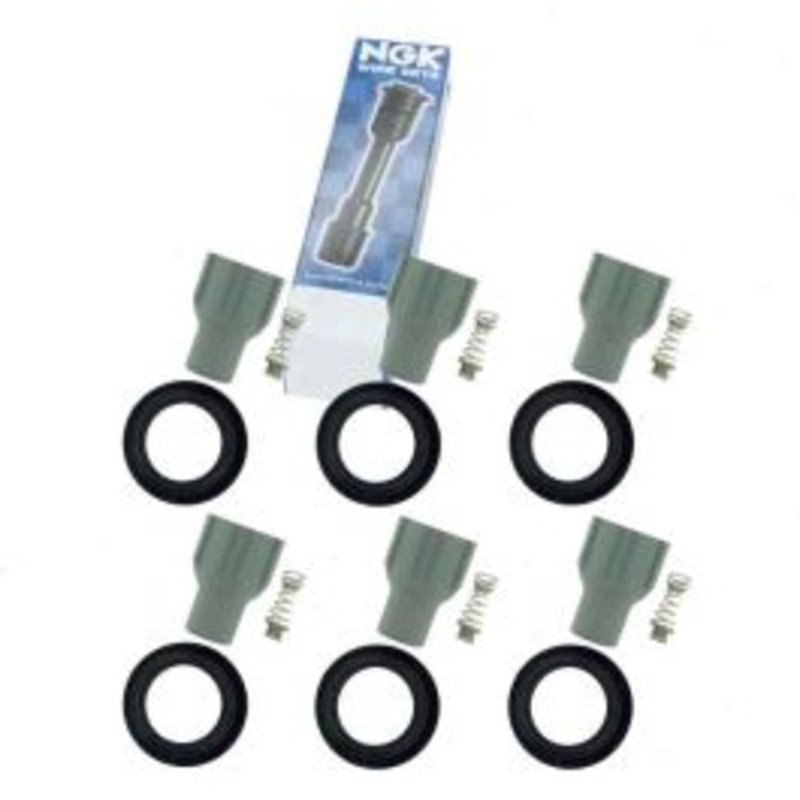 6 pc NGK Ignition Coil Boots for 2013-2018 Cadillac XTS 3.6L V6