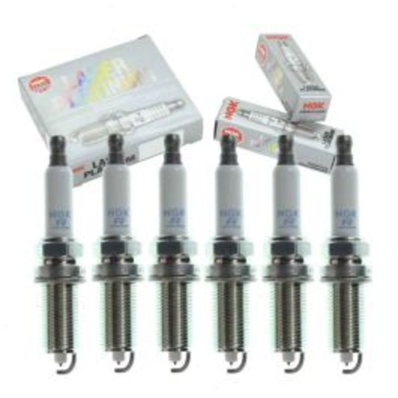 6 pc NGK Laser Platinum Spark Plugs for 2008-2009 BMW 323i 2.5L L6