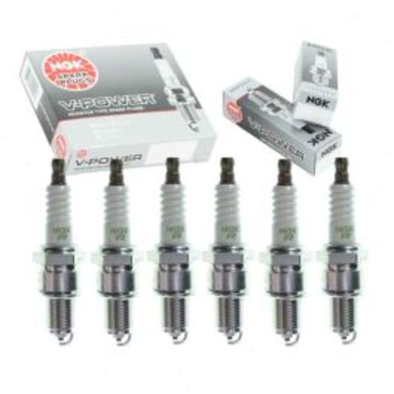 6 pc NGK V-Power Spark Plugs for 1979-1981 BMW 528i 2.8L L6