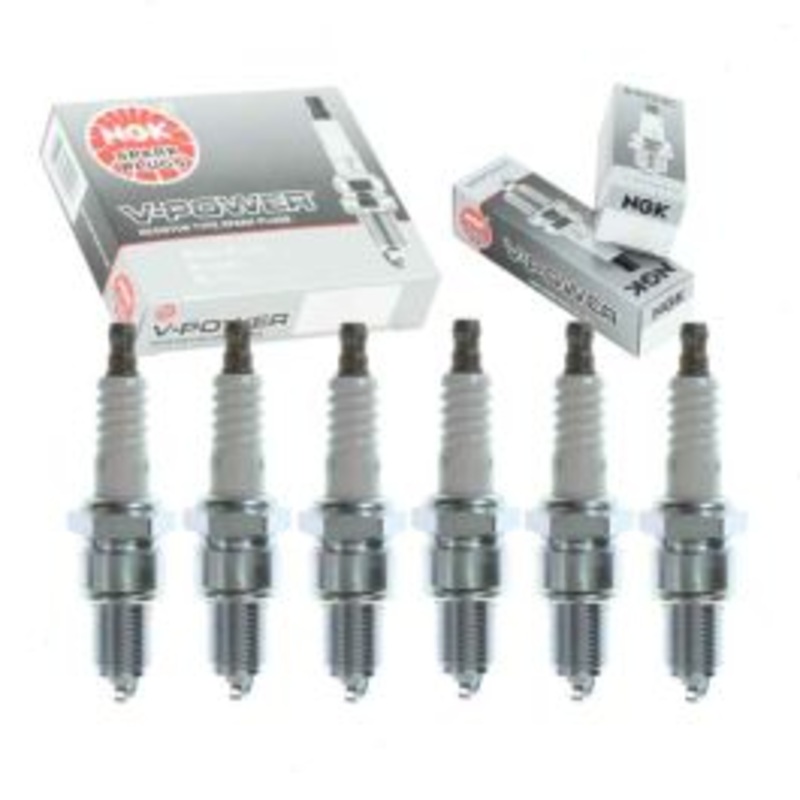 6 pc NGK V-Power Spark Plugs for 1989-1995 Plymouth Acclaim 3.0L V6