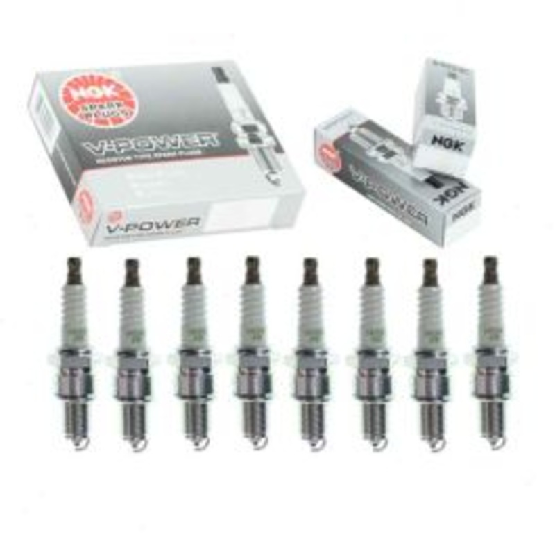 8 pc NGK V-Power Spark Plugs for 1971-1973 Triumph Stag 3.0L V8