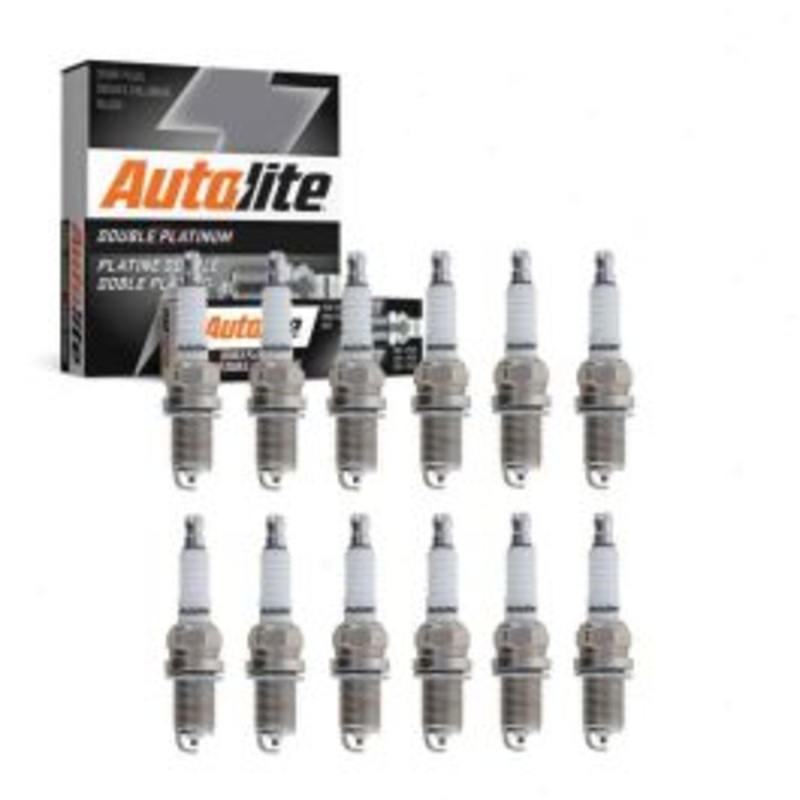 12 pc Autolite Double Platinum Spark Plug for 2003-2005 Maybach 62 5.5L V12