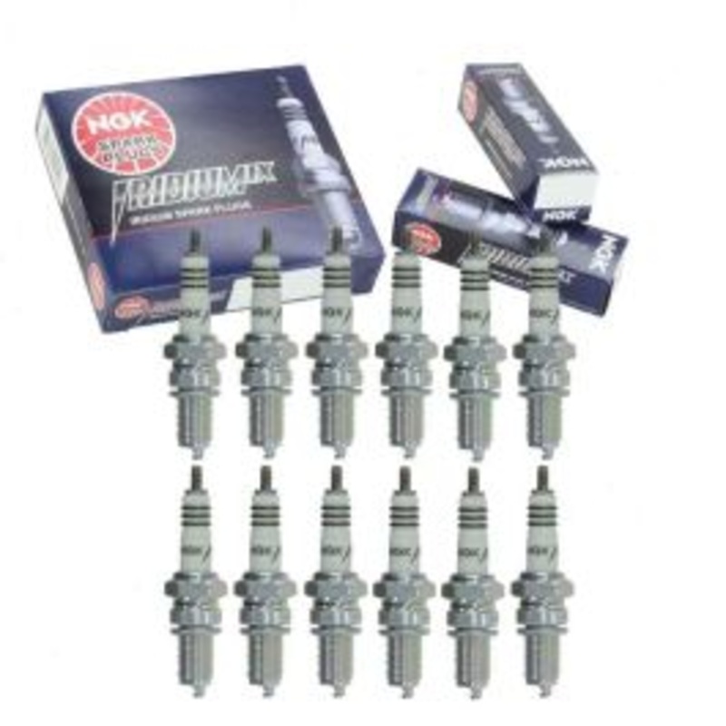 12 pc NGK Iridium IX Spark Plugs for 1968 Ferrari 330 GTC 4.0L V12