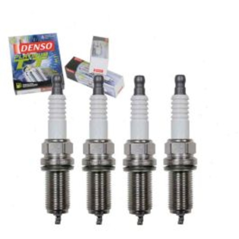 4 pc DENSO Platinum TT Spark Plugs for 2010 Toyota 4Runner 2.7L L4