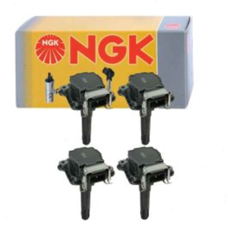 4 pc NGK Ignition Coils for 1997-1999 Audi A4 1.8L L4