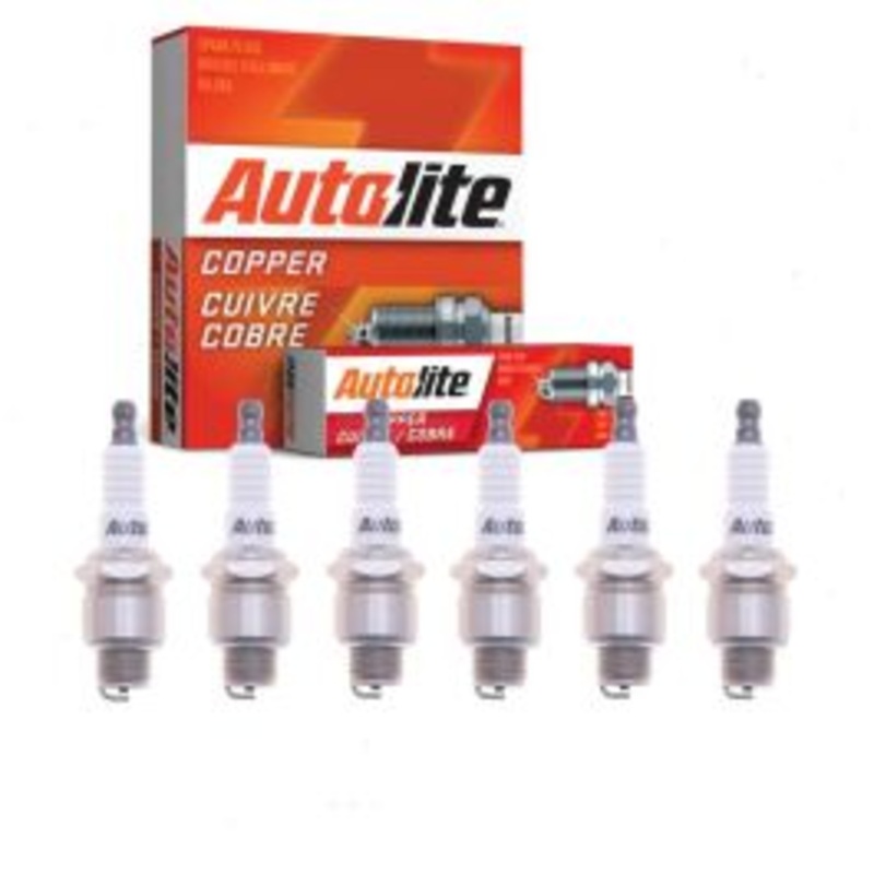 6 pc Autolite Copper Core Spark Plugs for 1933-1940 Dodge Truck