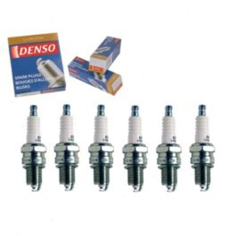 6 pc DENSO Standard U-Groove Spark Plugs for 1974 Plymouth PB100 Van 3.7L L6