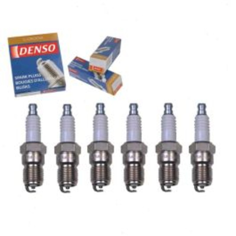 6 pc DENSO Standard U-Groove Spark Plugs for 1999-2002 Mercury Cougar 2.5L V6