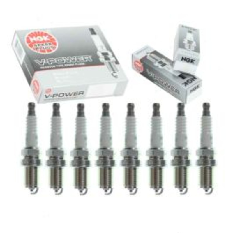 8 pc NGK V-Power Spark Plugs for 1992-1993 Mercedes-Benz 400E 4.2L V8