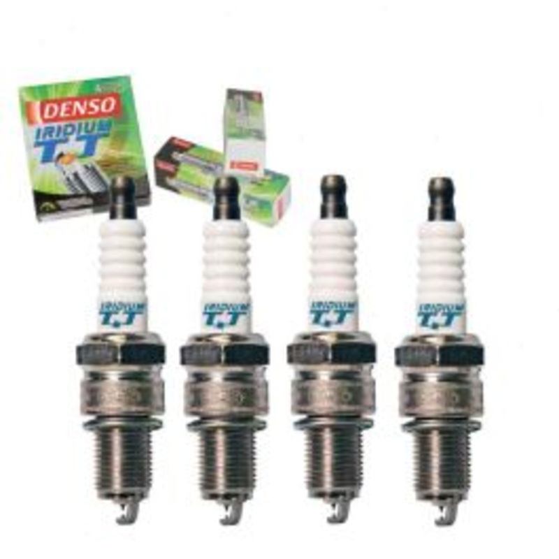 4 pc DENSO Iridium TT Spark Plugs for 1983 Nissan Pulsar 1.6L L4