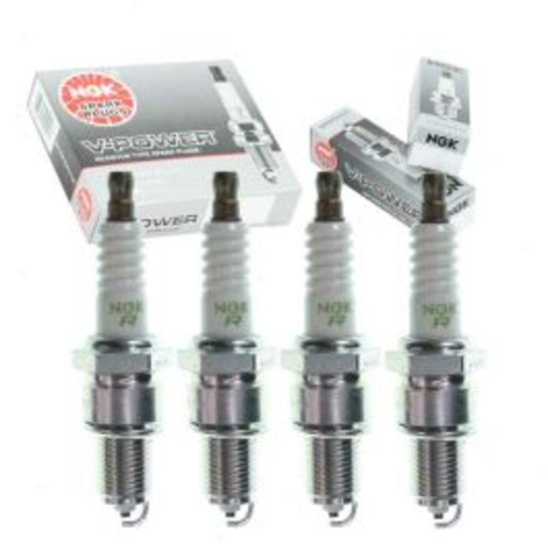 4 pc NGK V-Power Spark Plugs for 1981-1982 Toyota Starlet 1.3L L4