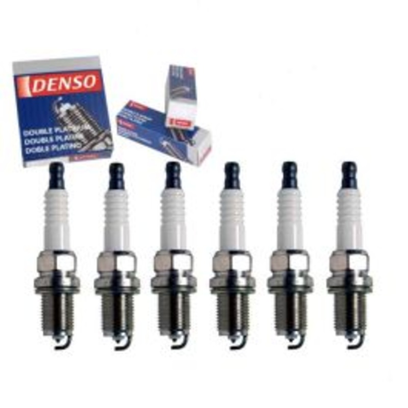 6 pc DENSO Double Platinum Spark Plugs for 2001-2004 Nissan Xterra 3.3L V6