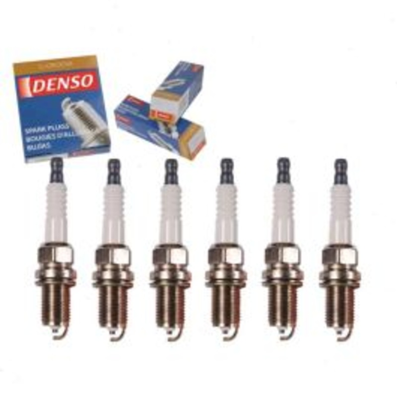 6 pc DENSO Standard U-Groove Spark Plugs for 2002-2004 Nissan Xterra 3.3L V6