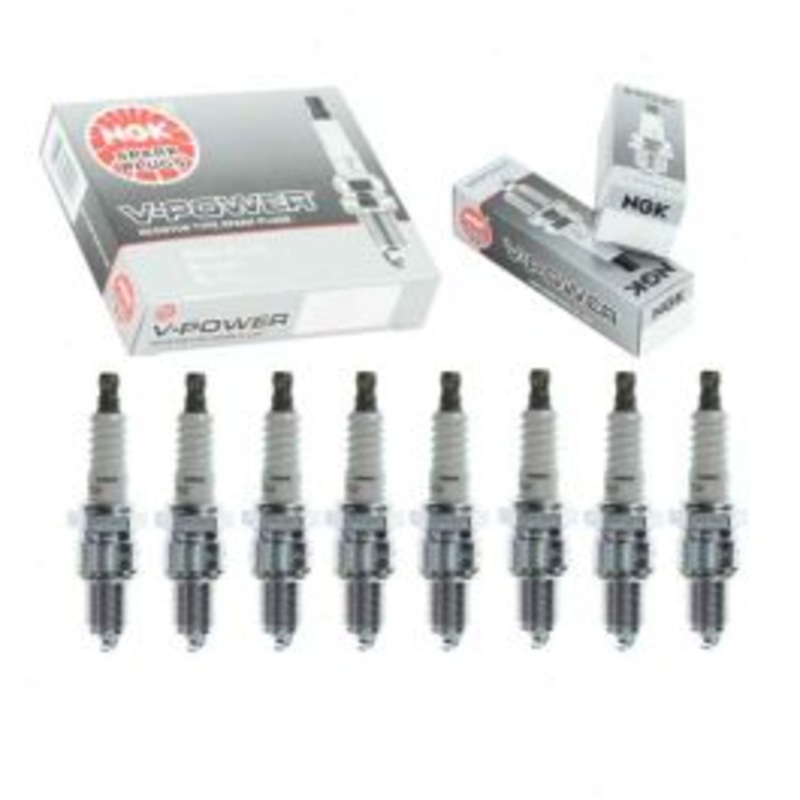 8 pc NGK V-Power Spark Plugs for 1977-1980 Bentley T2 Series 6.8L V8