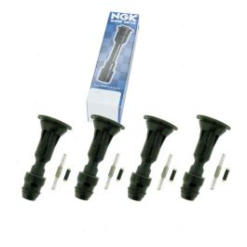 4 pc NGK Ignition Coil Boots for 2012-2014 Chevrolet Orlando 2.4L L4