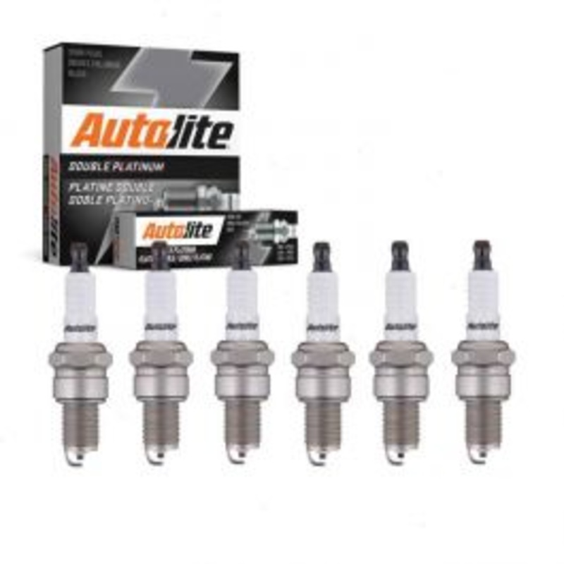 6 pc Autolite Double Platinum Spark Plug for 1988-1992 BMW 735iL