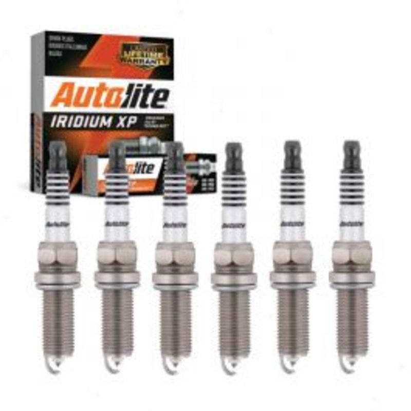 6 pc Autolite Iridium XP Spark Plug for 2015-2019 Acura TLX 3.5L V6