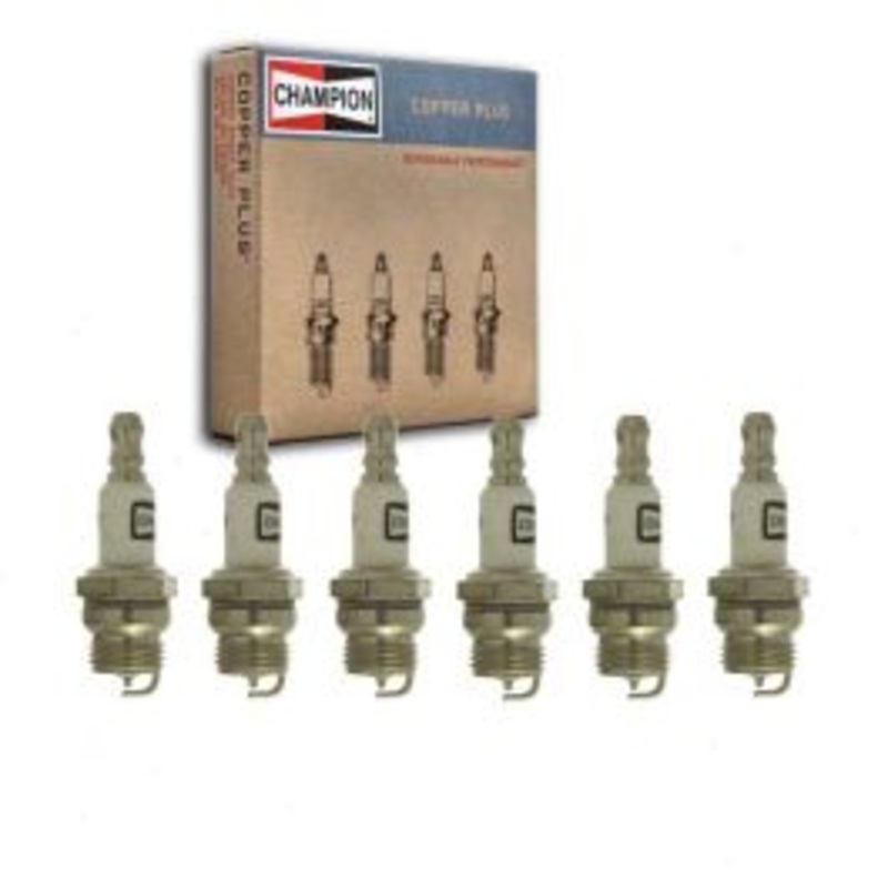 6 pc Champion Copper Plus 851 DJ6J Spark Plugs