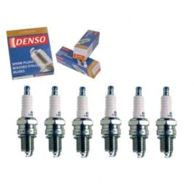 6 pc DENSO Standard U-Groove Spark Plugs for 1961-1966 Chevrolet P20 Series 3.8L 4.1L L6
