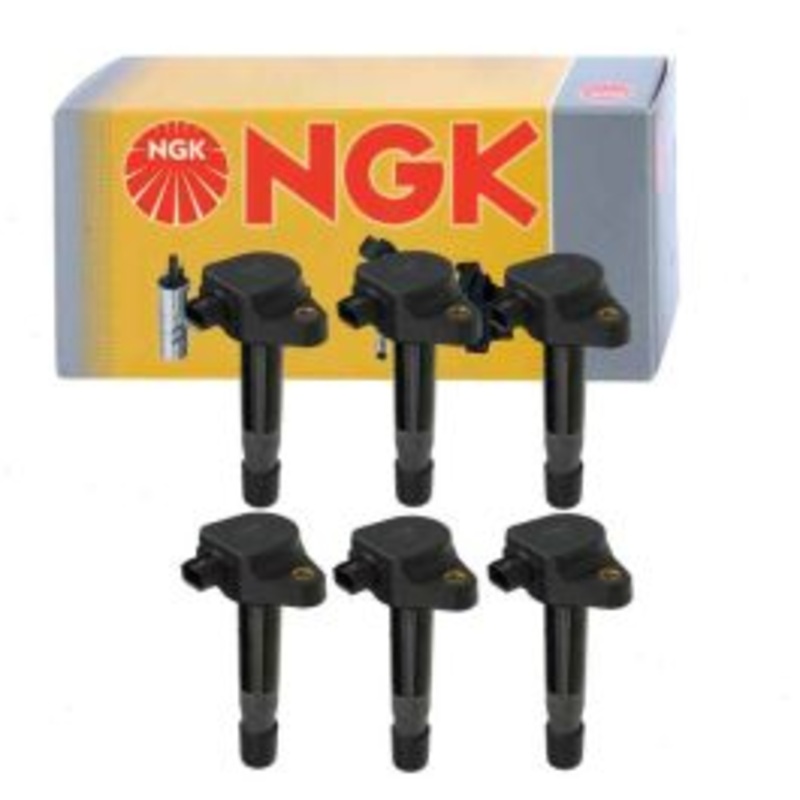 6 pc NGK Ignition Coils for 2010-2013 Acura MDX 3.7L V6