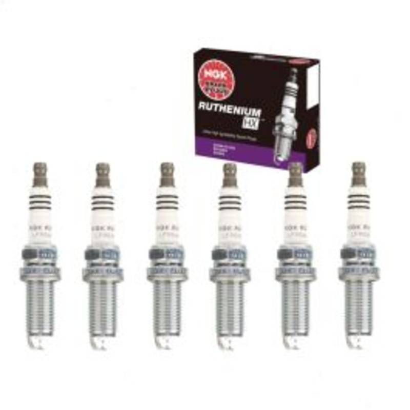 6 pc NGK Ruthenium HX Spark Plugs for 2006 BMW 325i 3.0L L6