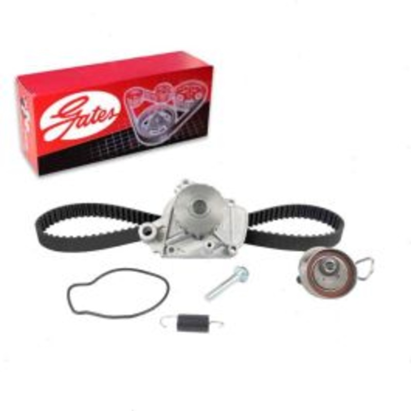 Gates PowerGrip Timing Belt Kit with Water Pump for 2001-2005 Honda Civic 1.7L L4