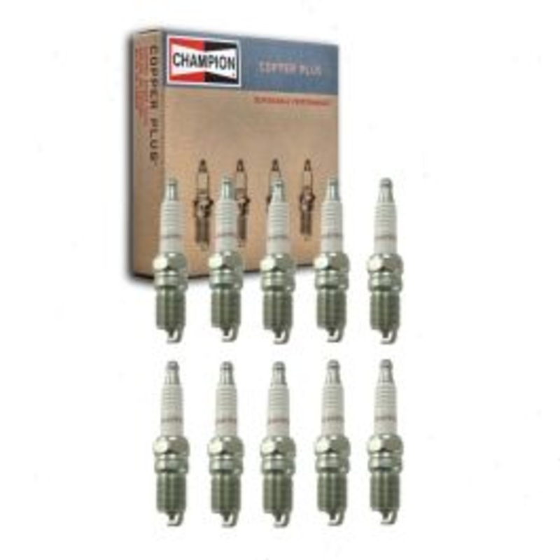 10 pc Champion Copper Plus 408 RS14YC Spark Plugs
