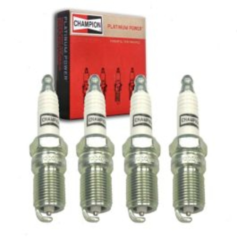 4 pc Champion Platinum Spark Plugs for 1986 Mercury Sable 2.5L L4
