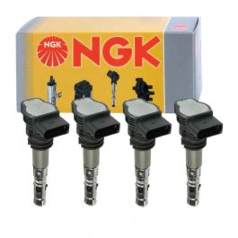 4 pc NGK Ignition Coils for 2001-2006 Volkswagen Golf 1.8L L4