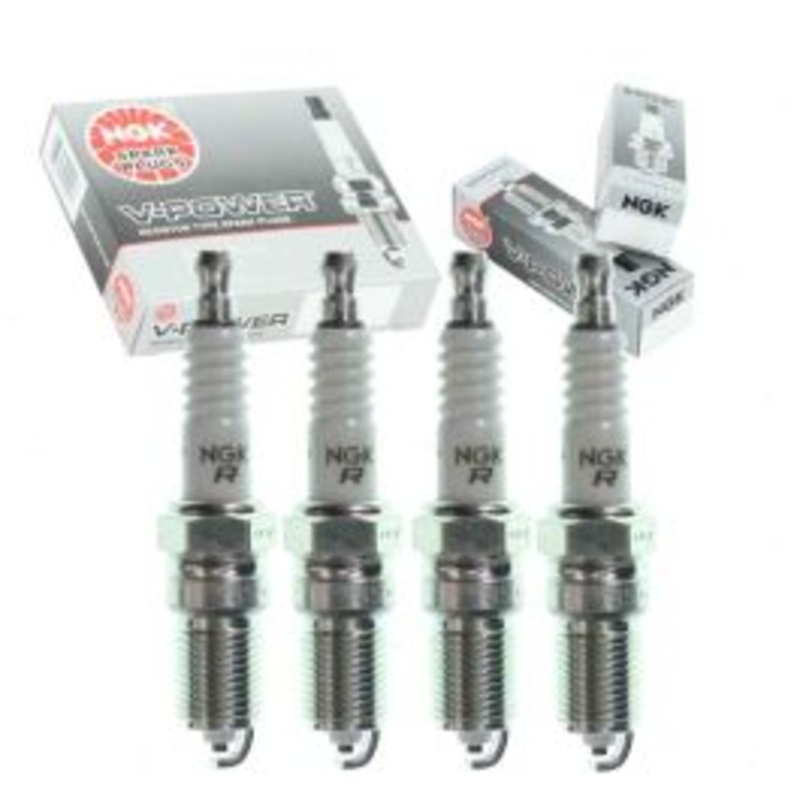 4 pc NGK V-Power Spark Plugs for 1974-1980 Ford Pinto 2.3L L4