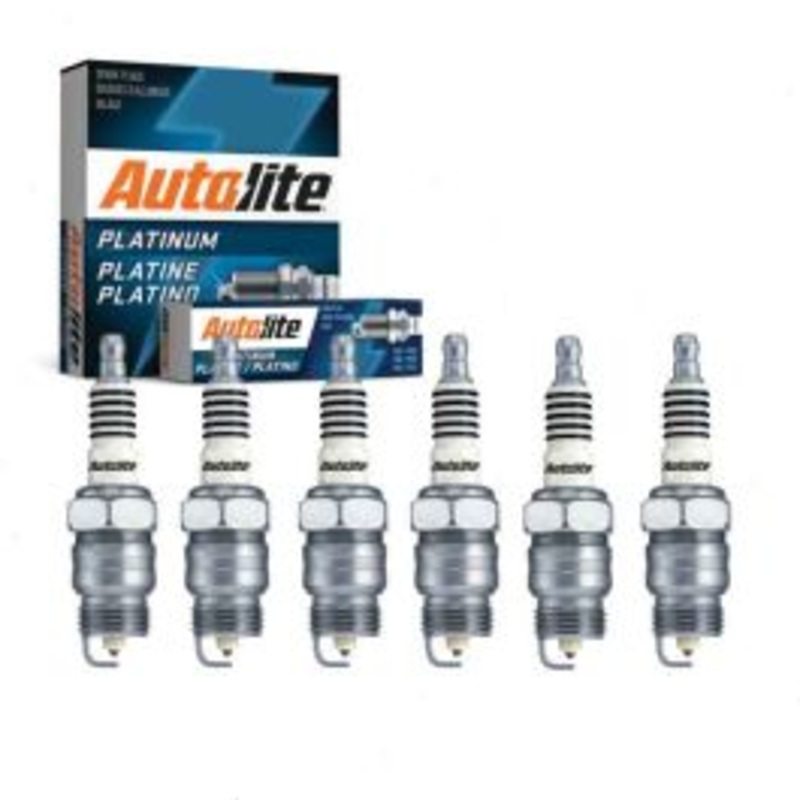 6 pc Autolite Platinum Spark Plug for 1978-1983 Mercury Zephyr 3.3L L6
