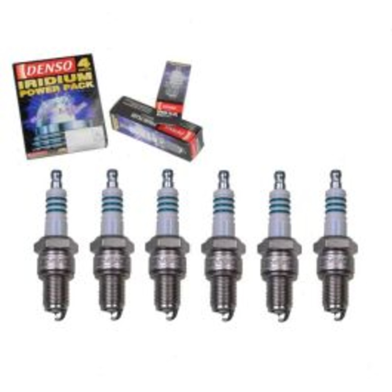 6 pc DENSO Iridium Power Spark Plugs for 1966 GMC PB15 Series 4.8L L6