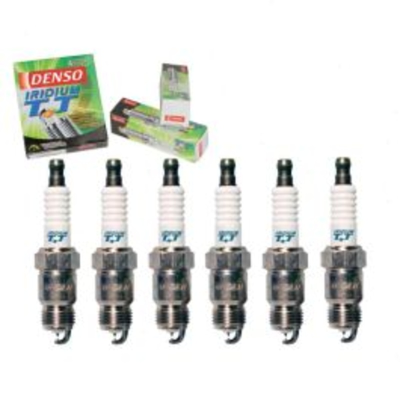 6 pc DENSO Iridium TT Spark Plugs for 1968-1974 Chevrolet C20 Pickup 4.1L 4.8L L6