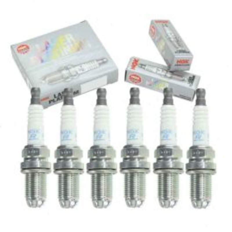 6 pc NGK Laser Platinum Spark Plugs for 2001-2005 BMW 330i 3.0L L6