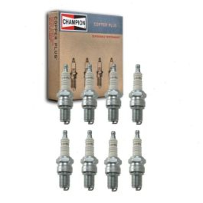 8 pc Champion Copper Plus Spark Plugs for 1966 Fargo D100 Panel Delivery 5.2L V8