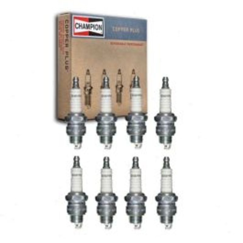 8 pc Champion Copper Plus Spark Plugs for 1967-1968 Chevrolet El Camino 4.6L 5.0L 5.7L V8
