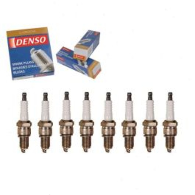 8 pc DENSO Standard U-Groove Spark Plugs for 1974 Cadillac Fleetwood 7.7L V8