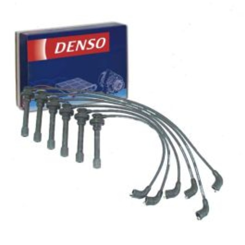 DENSO Spark Plug Wire Set for 1995-1996 Mitsubishi Montero 3.0L V6