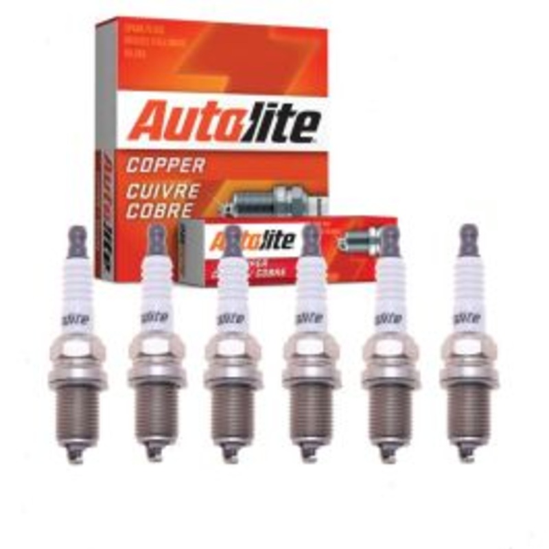 6 pc Autolite Copper Core Spark Plugs for 2011-2014 Volkswagen Touareg 3.0L V6