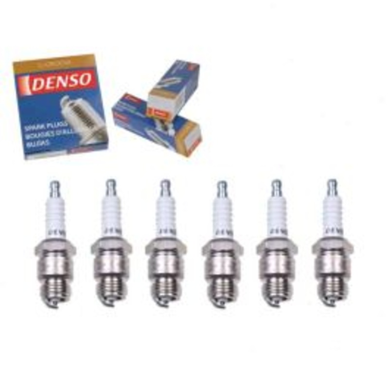 6 pc DENSO Standard U-Groove Spark Plugs for 1962-1967 Ford Country Squire 2.8L 3.3L L6