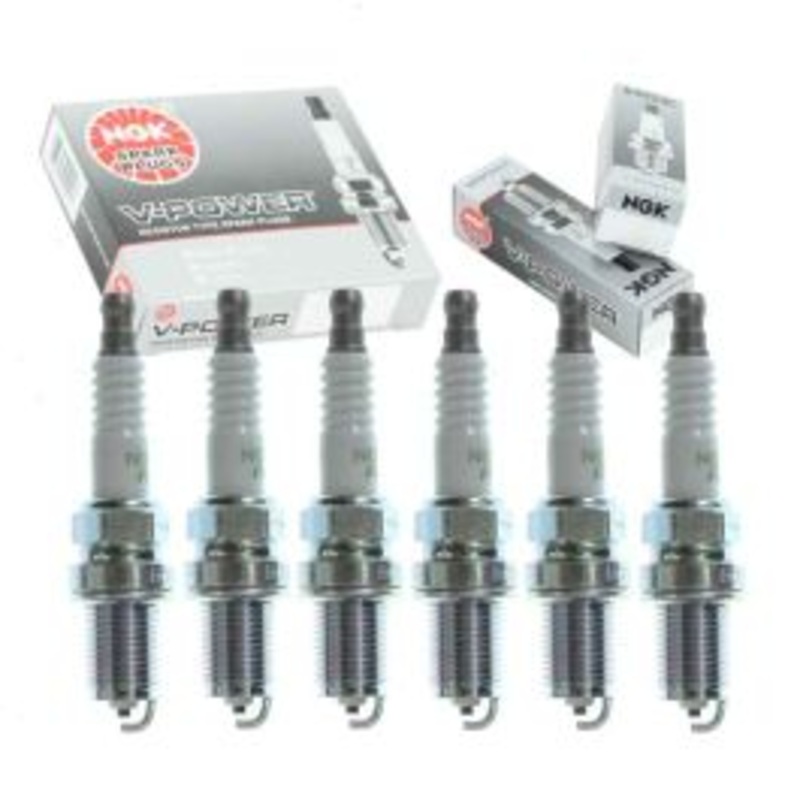 6 pc NGK V-Power Spark Plugs for 1985-1988 Nissan Maxima 3.0L V6
