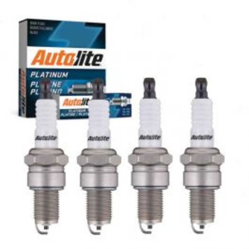4 pc Autolite Platinum Spark Plug for 1971-1972 Renault R12 1.6L L4