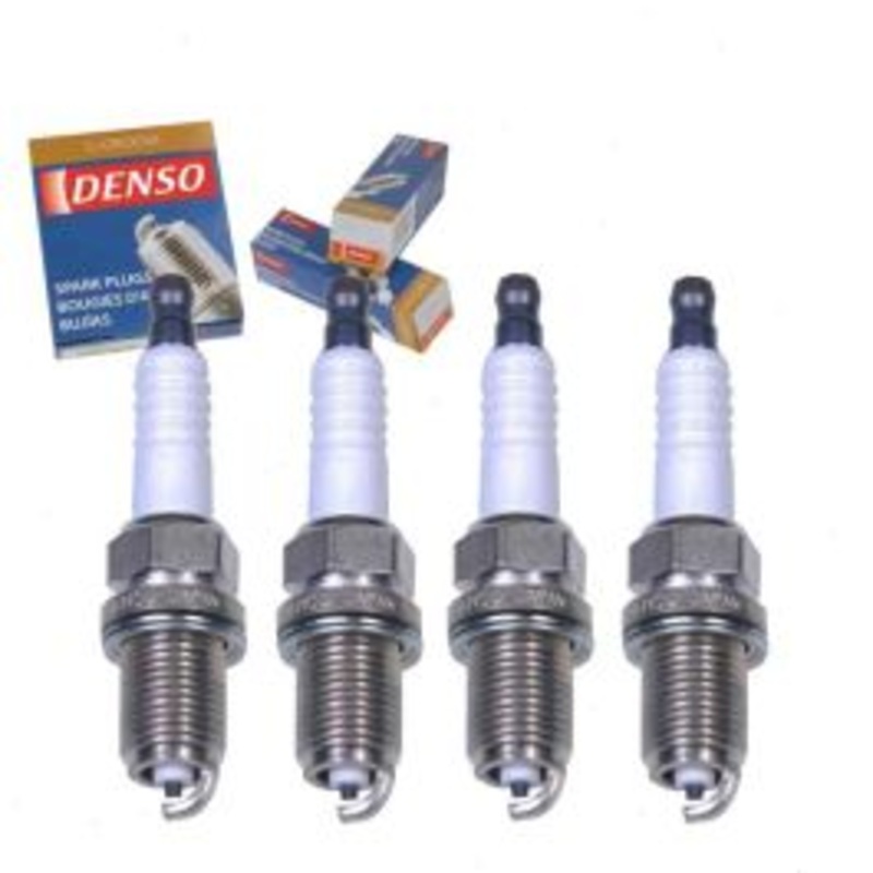 4 pc DENSO Standard U-Groove Spark Plugs for 2001-2009 Saab 9-5 2.3L L4