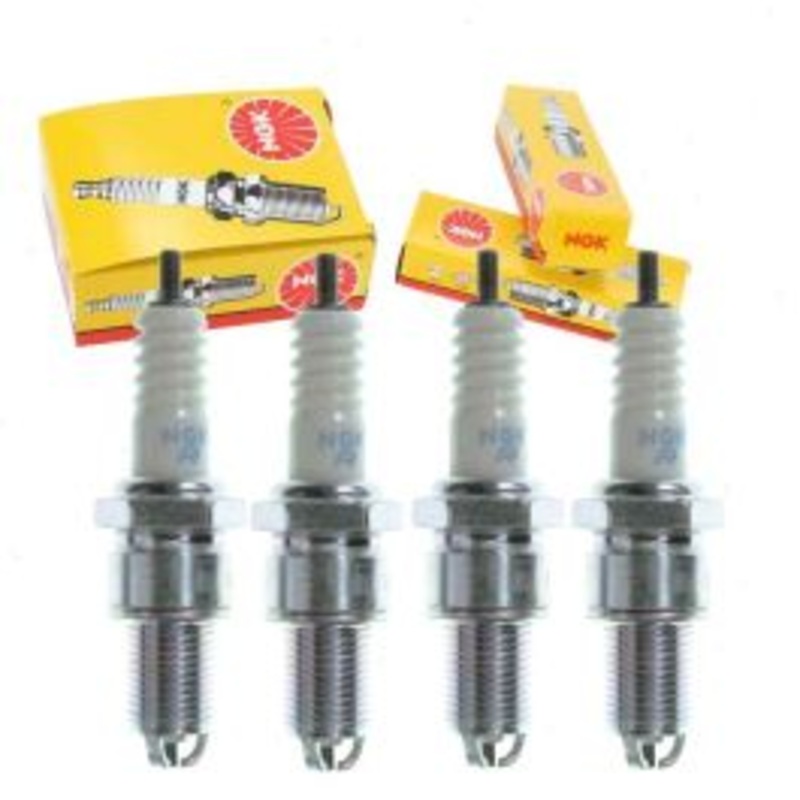 4 pc NGK Standard Spark Plugs for 1988 Audi 90 2.0L L4