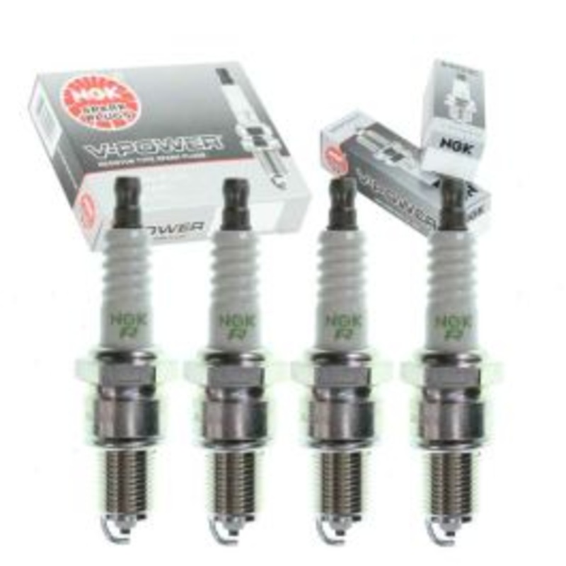 4 pc NGK V-Power Spark Plugs for 1966-1971 BMW 1600-2 1.6L L4