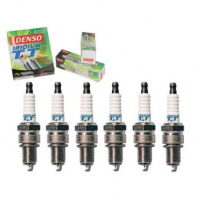 6 pc DENSO Iridium TT Spark Plugs for 1989-1990 Mitsubishi Sigma 3.0L V6