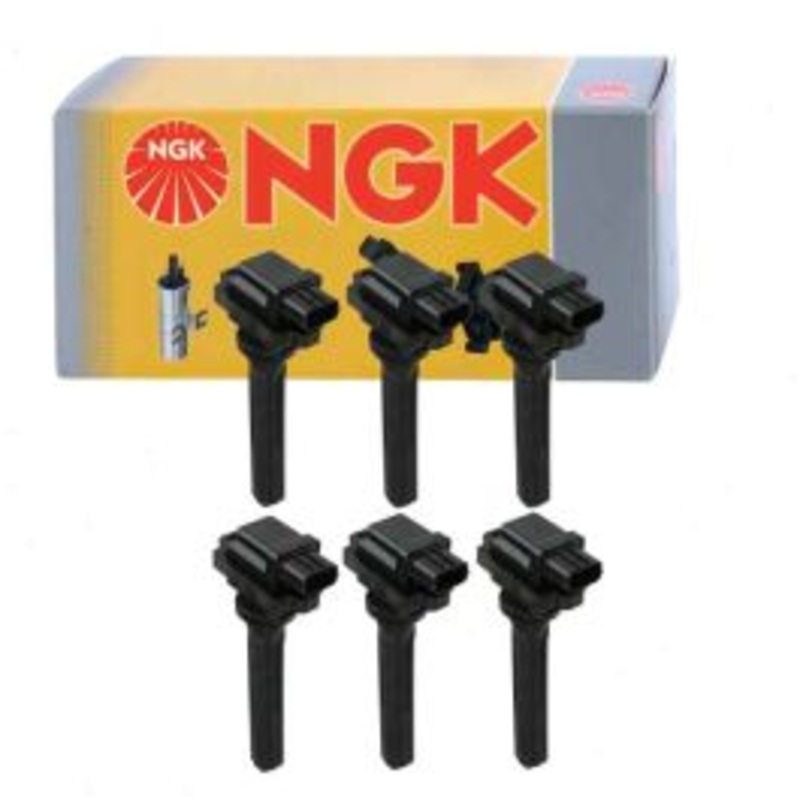 6 pc NGK Ignition Coils for 2001-2004 Chevrolet Tracker 2.5L V6